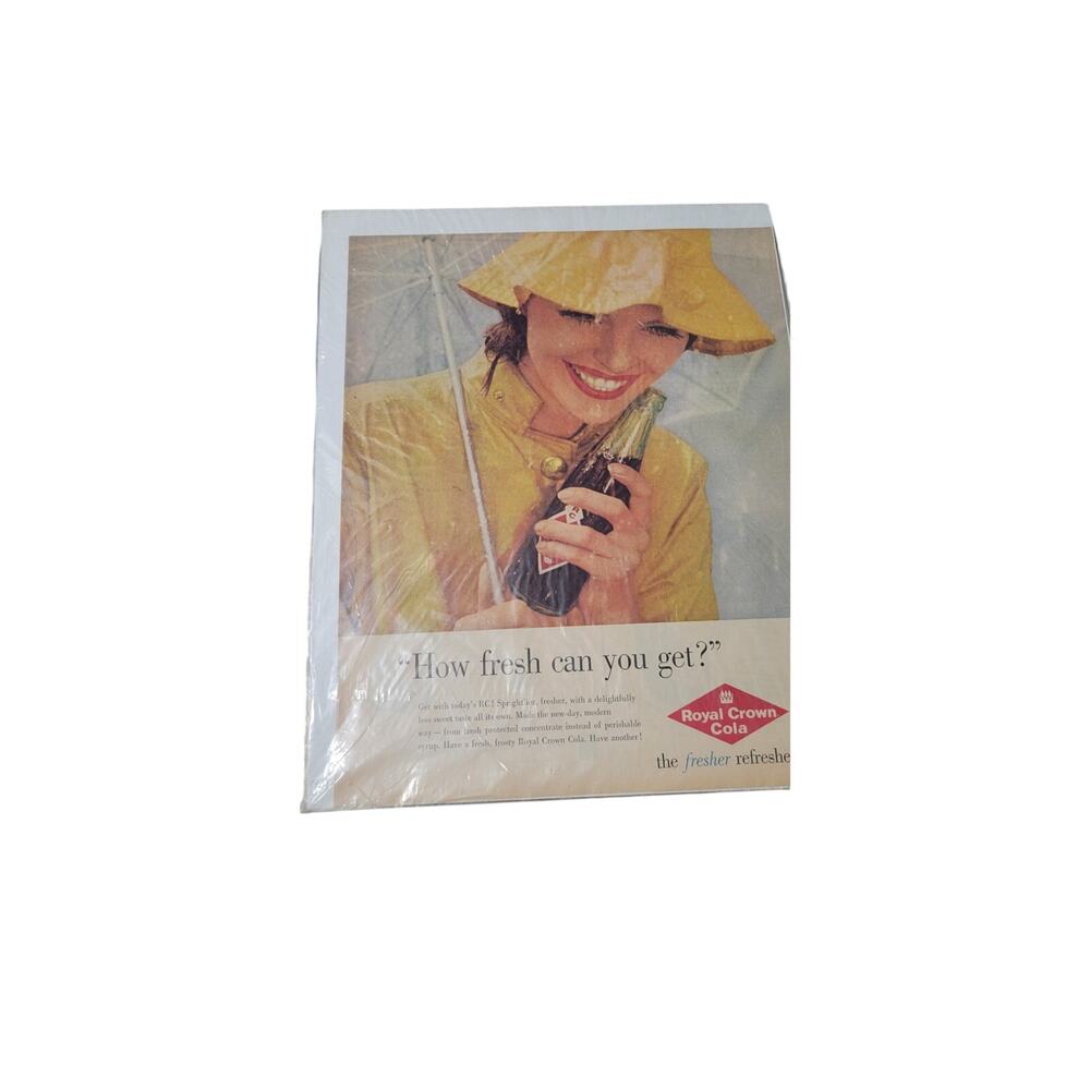 Royal Crown Cola Print Ad Lot Set of 5